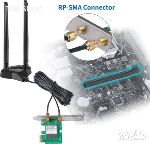 Двулентова анетна усилвател WiFi 2.4GHz 5GHz 5.8GHz, снимка 4 - Друга електроника - 48476068