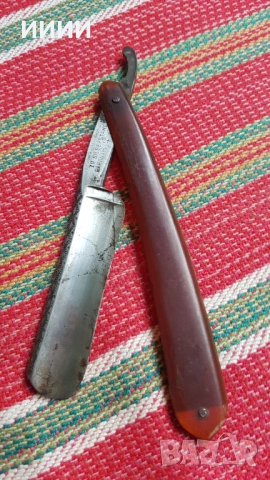 Бръснач сребърна стомана SOLINGEN , снимка 2 - Антикварни и старинни предмети - 51874594