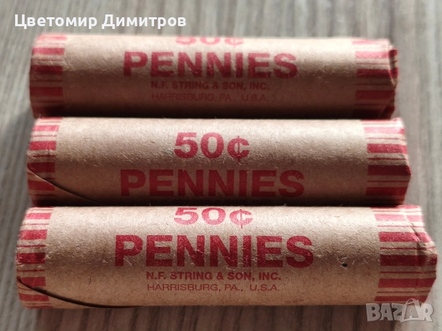 1 цент, 1 дайм, 5 цента САЩ различни години