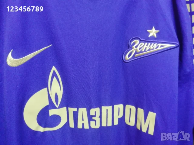 Зенит Санкт Петербург Nike оригинална тениска фланелка трети екип 2017/2018 Zenit размер XL , снимка 4 - Тениски - 51352121