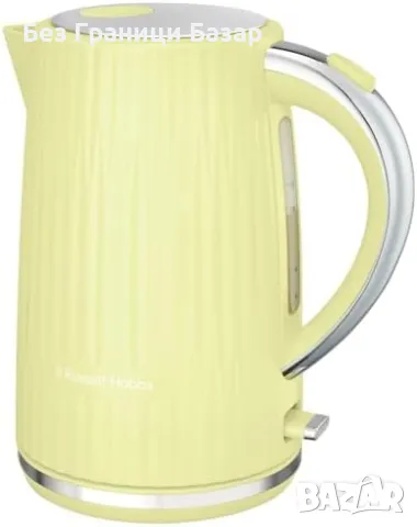 Нова Лимонова електрическа кана за вода Russell Hobbs 1.7L, 3000W, снимка 5 - Други - 47457534