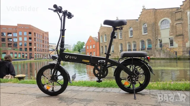 Сгъваемо електрическо колело DYU A1F Pro 350W 36V 7.8Ah, снимка 9 - Велосипеди - 49399846