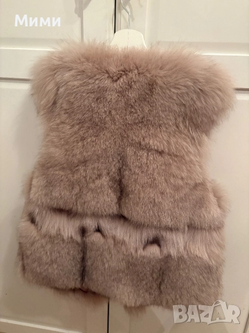 Елек от лисица, снимка 4 - Палта, манта - 52950298