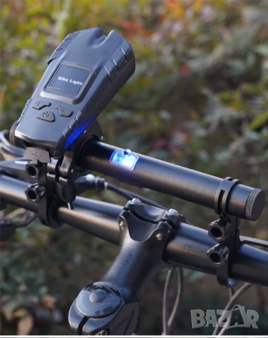 Разширител стойка за кормило велосипед с USB за колело, powerbank, алуминиева стойка за телефон, фар, снимка 9 - Части за велосипеди - 54234904