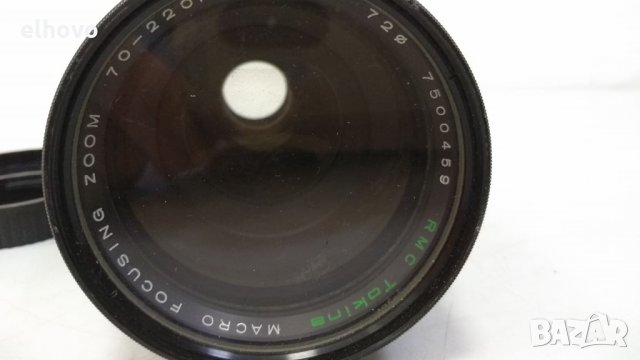 Обектив RMC Tokina 70-220mm 1:3.5 72Ф, снимка 6 - Обективи и филтри - 34278772