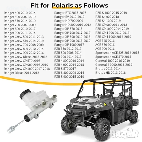 Тандемна спирачна помпа за Polaris Ranger, снимка 2 - Аксесоари и консумативи - 56198796
