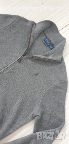 POLO Ralph Lauren Cardigan Merino Knitted Full Zip Mens Size L ОРИГИНАЛ! Мъжка Вълнена Жилетка с цял, снимка 10 - Пуловери - 53082352