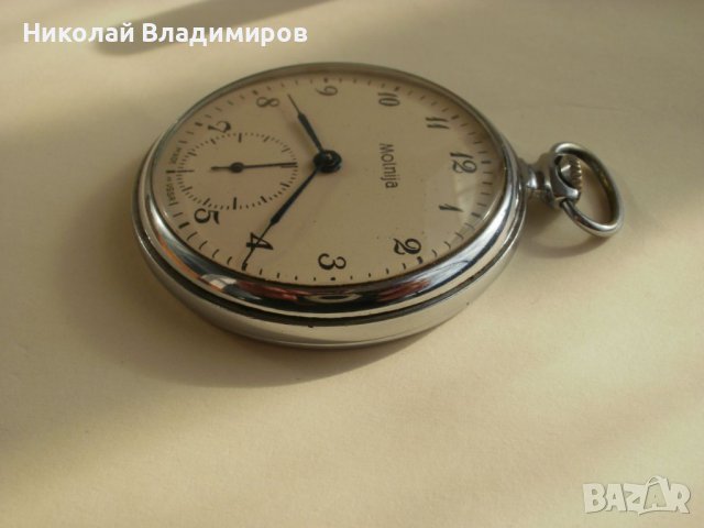 Molnia Молния джобен механичен руски часовник, снимка 9 - Антикварни и старинни предмети - 42369336
