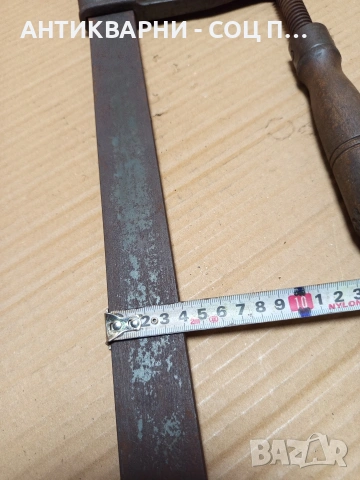 Соц Стара Българска Дърводелска Стяга. Номер 594., снимка 7 - Антикварни и старинни предмети - 53205503