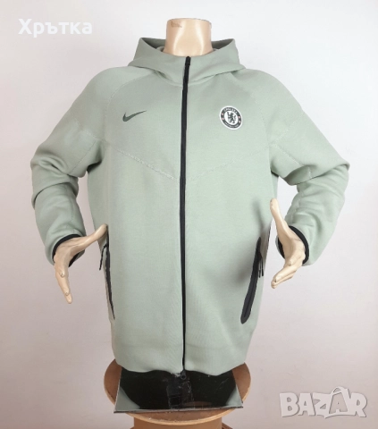 Nike FC Chelsea Tech Fleece - Oригинално мъжко горнище размер XL, снимка 2 - Спортни дрехи, екипи - 52649856