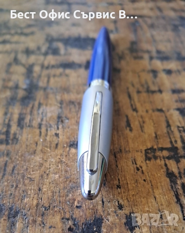 химикалка Сапи Sapi сребро със синьо Италия в кутия, снимка 9 - Ученически пособия, канцеларски материали - 52472339