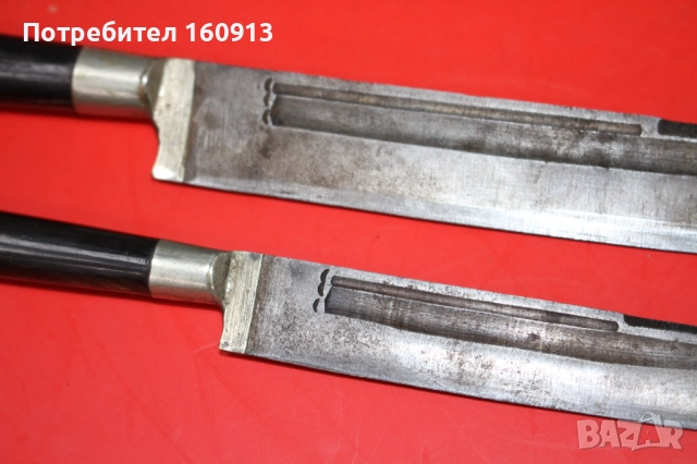 Сет 2 османски ножчета с оригинална двойна кания ., снимка 10 - Антикварни и старинни предмети - 51626675