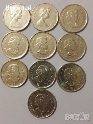 Лот монети Канада 25 цента