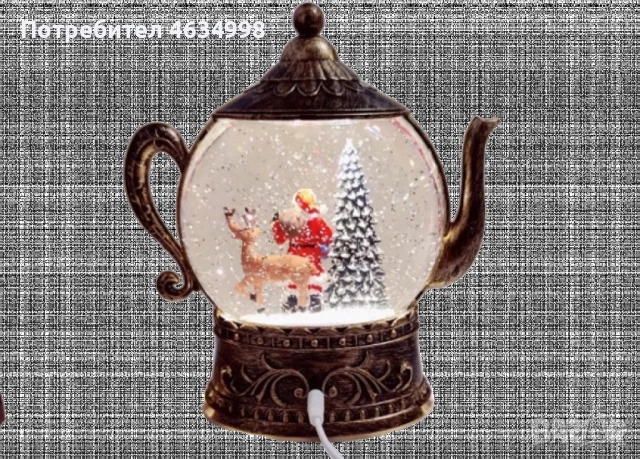 Коледен вълшебен чайник, снимка 3 - Декорация за дома - 52579390