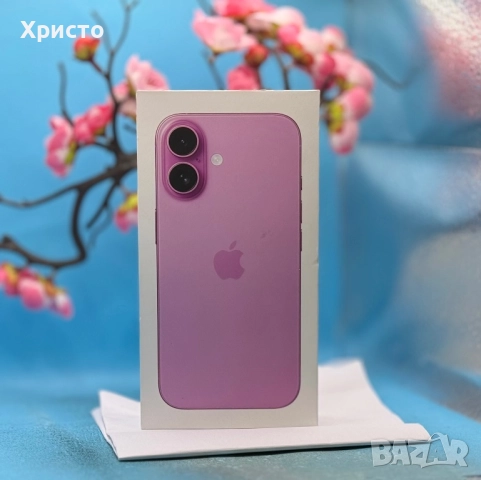 НОВ!!! Apple iPhone 16, 128GB, 5G, Pink + оригинален адаптер Apple  , снимка 4 - Apple iPhone - 52904877