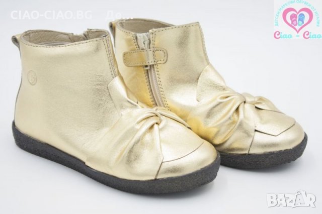 №22, Италиански Бебешки боти от Естествена кожа в златисто Falcotto by Naturino, снимка 3 - Бебешки боти и ботуши - 30853314
