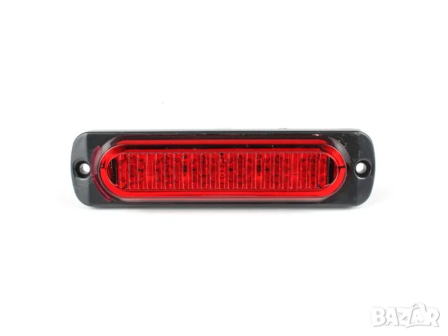 LED габарит с рефлектор 6 LED 12-24V за страничен монтаж с червена светлина, снимка 2 - Аксесоари и консумативи - 55868926