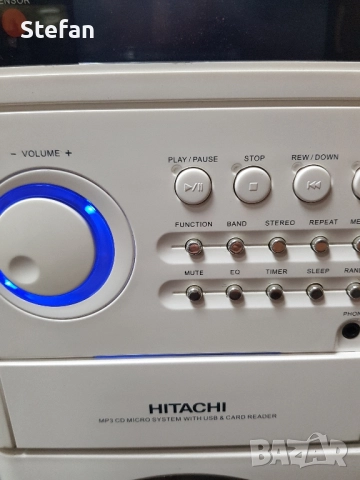 HITACHI MP3 CD MICRO SYSTEM WITH USB & CARD READER, снимка 3 - CD дискове - 52157171