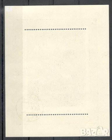 Албания, 1968 г. - пощенски блок с печат, изкуство, 1*42, снимка 2 - Филателия - 39828218