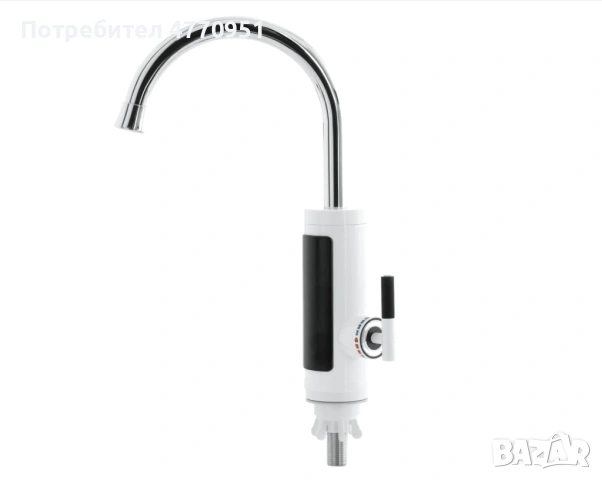 Смесител за топла и студена вода с проточен бойлер