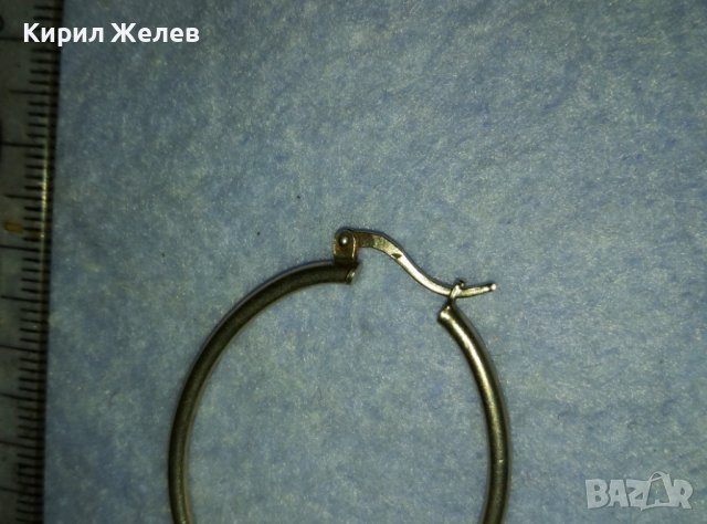 ГОЛЯМА СРЕБЪРНА КЛАСИЧЕСКИ СТИЛЕН АРТ МОДЕЛ ОБЕЦА СРЕБРО 925 ОБИЦА 40149, снимка 8 - Обеци - 42450893