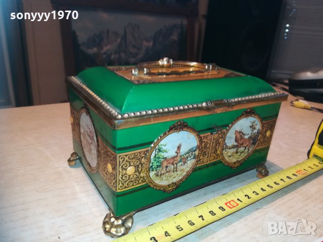 поръчана-метална кутия/касичка-внос франция 1702211804, снимка 3 - Антикварни и старинни предмети - 31854182