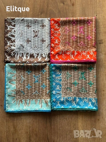 копринени шалове Louis Vuitton Burberry Christian Dior coach , снимка 10 - Шалове - 53015365