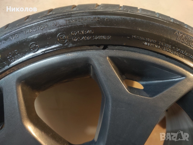 Алуминиеви джанти 8j*18  ET39 5x112 18 цола с гуми., снимка 10 - Гуми и джанти - 53002646