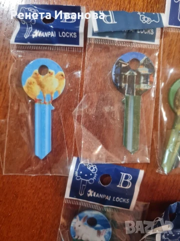 Цветни заготовки за ключове , снимка 2 - Ключове - 51233449