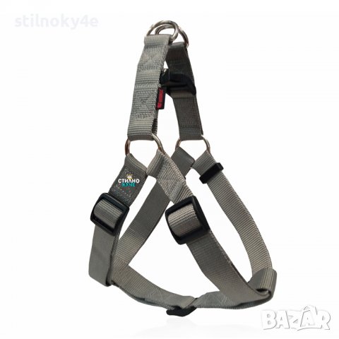 Кучешки нагръдник в сив цвят Кучешки нагръдници Нагръдник за куче Нагръдници за кучета, снимка 1