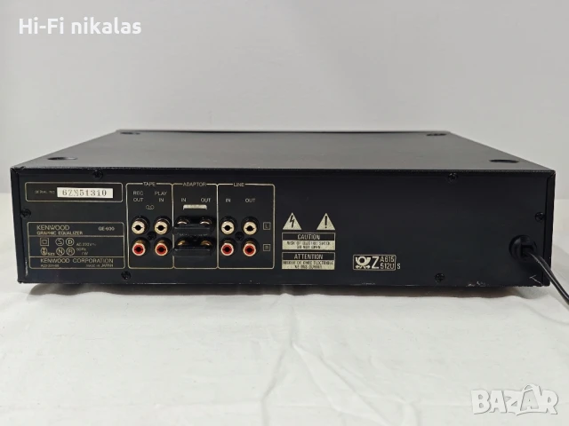 EQ стерео еквалайзер KENWOOD GE-600, снимка 4 - Еквалайзери - 51048333