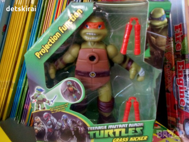 Фигурки на Костенурките Нинджа + аксесоар !!!  , снимка 3 - Фигурки - 32628420