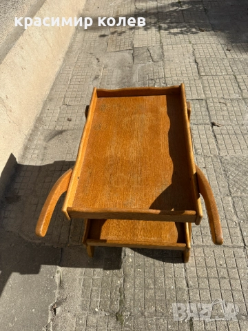 немска помощна количка от масив, снимка 3 - Антикварни и старинни предмети - 52313817