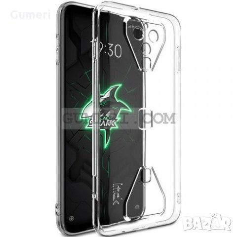 Xiaomi Black Shark 3 Pro - Силиконов Гръб със Защита за Камерата - Прозрачен
