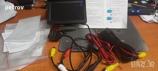 Монитор 4.3″ с камера за задно виждане\ново\, снимка 2 - Аксесоари и консумативи - 51239496