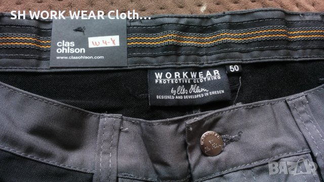 Clas Ohison Stretch Work Wear Trouser размер 50 / M работен панталон W4-7, снимка 14 - Панталони - 42239193