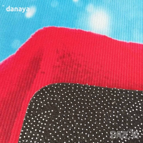 6129 Коледна постелка за врата Дядо Коледа, 55x36 cm, снимка 7 - Декорация за дома - 51888364