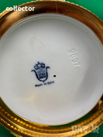 Порцеланова фигура на Unter Weiss Bach. №7412, снимка 8 - Колекции - 51910886