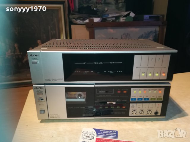 aurex/toshiba preampli deck-japan 0412201946, снимка 2 - Ресийвъри, усилватели, смесителни пултове - 31017480