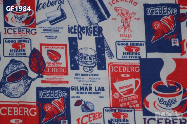 Iceberg - мъжка тениска, размер S, снимка 3 - Тениски - 39911476