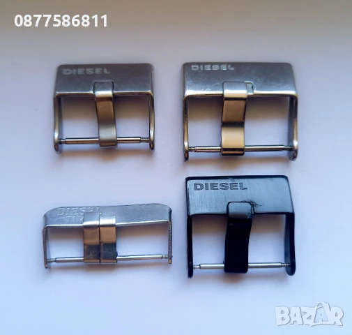 ОРИГИНАЛНА КАТАРАМА ЗА ЧАСОВНИК DIESEL ТОКА БЪКЕЛ ЧАСОВНИЦИ СТЪКЛО БАТЕРИЯ ПАТЕНТИ ДИЗЕЛ, снимка 2 - Каишки за часовници - 50260903