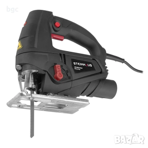 НОВ  Прободен трион Steinhaus PRO-JS710, 710W, 3000 об/мин + Насочваща шина, 2 остриета, Пластмасов, снимка 2 - Други инструменти - 50448925