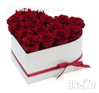 Луксозна кутия – сърце за рози или подаръци-празна, снимка 4 - Декорация за дома - 31518886