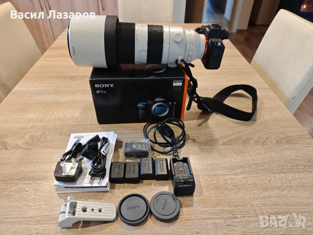 Фото апарат SONY A7S2 с обектив SONY FE 5.6-6.3/200-600 G OSS