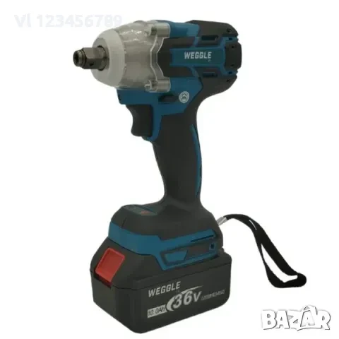 Акумулаторни Безчеткови -Ъглошлайф,Гайковерт Weggle36V,10Ah, снимка 4 - Винтоверти - 50666374