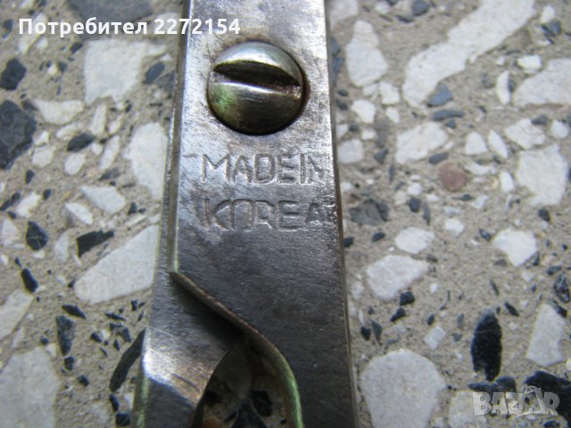 Стара корейска ножица, снимка 3 - Антикварни и старинни предмети - 30397624