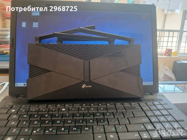 продавам 2 бандов wifi 6 рутер 1.8Gbps на tp-link AX1800 ex220