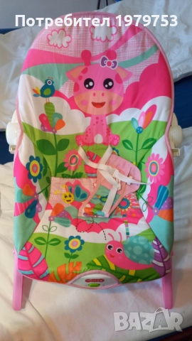 Бебешки шезлонг люлка 2 в 1 Tiibaby, снимка 3 - Детски шезлонги - 52095112