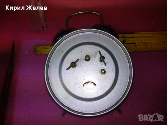 MADE in CHINA Стар РЯДЪК КОЛЕКЦИОНЕРСКИ МОДЕЛ РЕТРО МЕХАНИЧЕН КИТАЙСКИ БУДИЛНИК 30799, снимка 3 - Антикварни и старинни предмети - 44549470