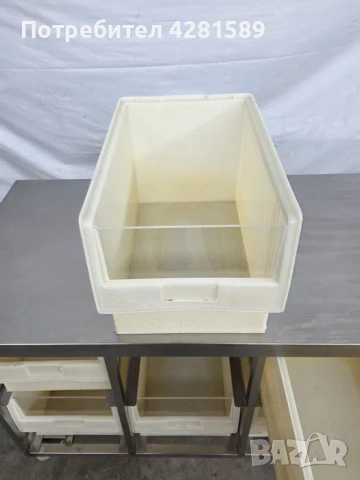 Немска спомагателна работна маса с кошове за продукти, снимка 4 - Други машини и части - 53972122